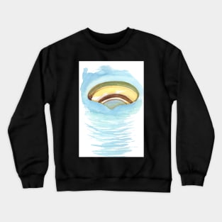 Loose Watercolor Seashell Crewneck Sweatshirt